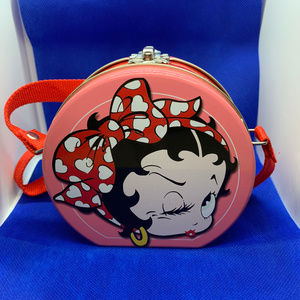Betty Boop small Tin Purse - Pink/Red
